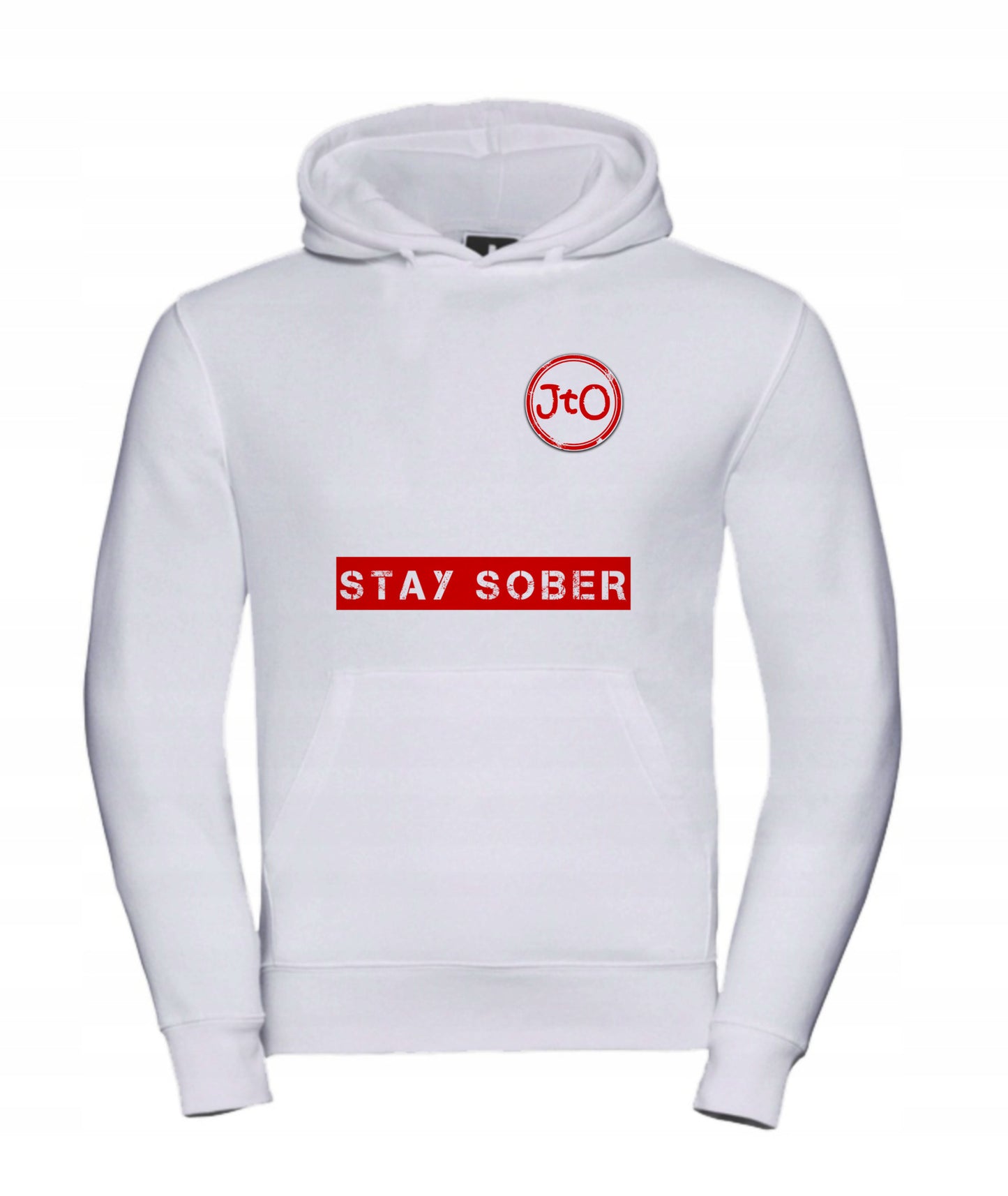Bluza Z Kapturem STAY SOBER i logiem JTO (UNISEX)